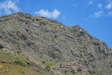 Trips. Mountain ranges on the Black Sea coast, the Republic of Crimea.
