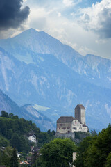 Sargans Castle,  Canton of St. Gallen, Switzerland