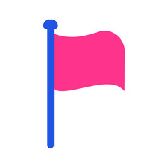 Flag Isolated Vector icon which can easily modify or edit

