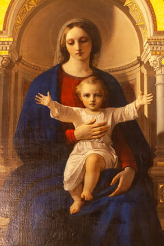 Mother of God with the baby Jesus