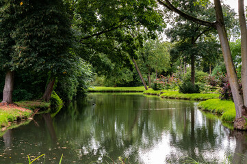 Castel estate with greenery, sky and open spaces in The Netherlands, Kastel De Haar