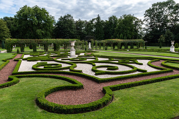 Castel estate with greenery, sky and open spaces in The Netherlands, Kastel De Haar