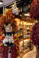 Fototapeta premium Street view with old buildings in Spain, Balear Islands