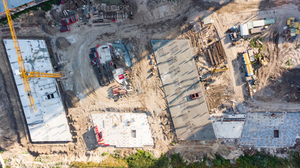 construction of a large residential complex