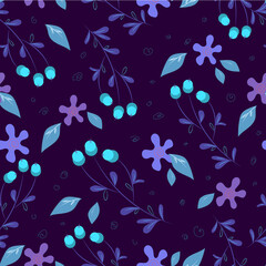 seamless pattern with flowers