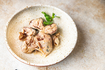 canned mackerel fish seafood meal snack on the table copy space food background rustic top view keto or paleo diet  pescetarian diet