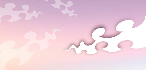 background purple White abstract with soft waves