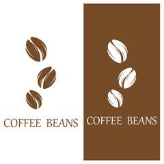 coffee bean icon vector