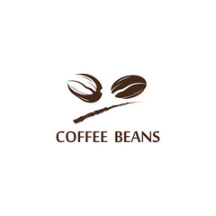 coffee bean icon vector