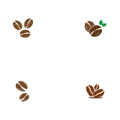 coffee bean icon vector