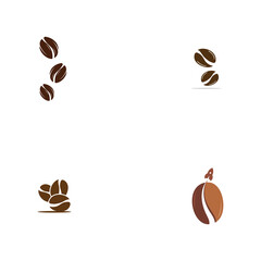 coffee bean icon vector