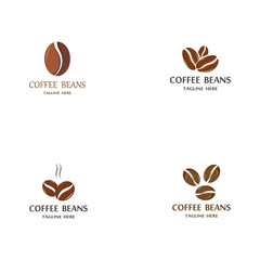 coffee bean icon vector