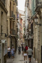 Streets of Spanish city of Logrono