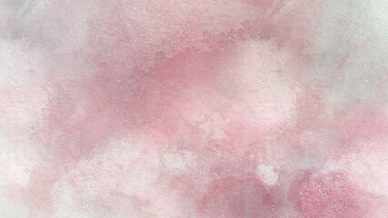 Watercolor light pink background texture. Old parchment. Abstract pink rough textured paper. Aquarelle vintage wallpaper. Watercolour trendy backdrop for cards, invitations, blog. Stains on paper.