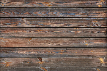 weathered wooden planks with paint flakes