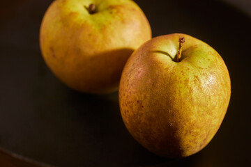 Hudson's Golden Gems, an American Heirloom apple variety. These were grown in Lancaster County, Pennsylvania, USA