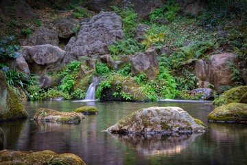 waterfall in the park