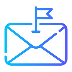 mail gradient icon