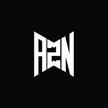 AZN letter logo creative design. AZN unique design
