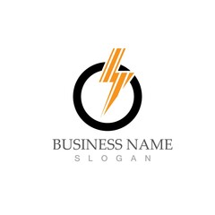 flash thunderbolt logo template