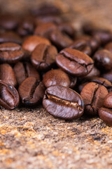 Fresh Roasted Coffee Beans Close-up