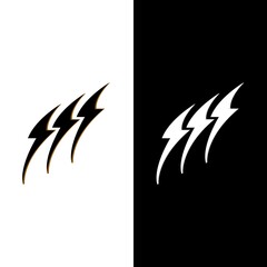 flash thunderbolt logo template