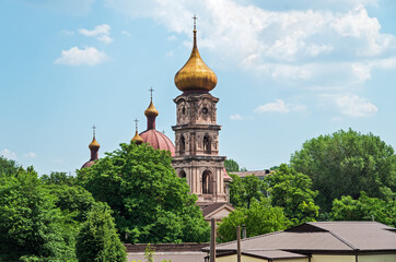 Gilded domes Dnipropetrovsk house of organ and chamber music
