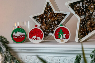 Christmas tree toys New Year
