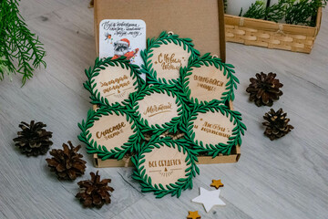 Christmas tree toys New Year
