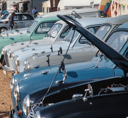 Oldtimer cars. Morris. . Antiques. Great Dorset Steam Fair. England. 