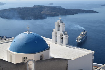 Tree bells church and calera