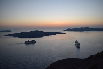 Sunset from Santorini