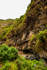 Tropical mountains in Garafia, La Palma Island, Canary Islands, Spain