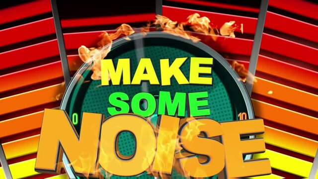 Pre made make some noise fan prompt. Just add your logo or sponsor and you are good to go!
