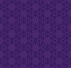 Obraz na płótnie Canvas Royal Velvet Violet Seamless Background. Purple tileable vector pattern.