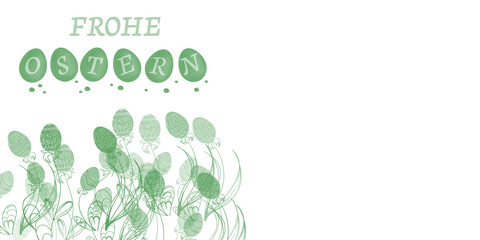 Happy Easter background card template wishes