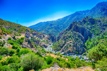 Fototapeta na wymiar Canyon de la Ruda - Korsika