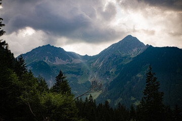Berglandschaft, Vilsalpsee, Tannheimer Tal, Reutte, Tirol, Österreich