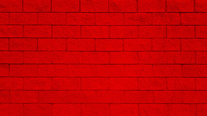 Fototapeta na wymiar Red brick tile wall background and texture.
