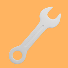 wrench 3d illustration