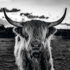 Highland Rind, Hochland Rind, Rind, Kuh, schottisches Hochlandrind, Hochlandrind, Highland Cattle