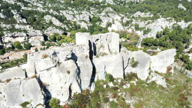 vieux village traditionnel dans le sud de la France: les baux de Provence