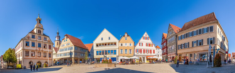 Marktplatz, Vaihingen an der Enz, Baden-Württemberg, Deutschland	