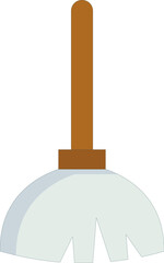 halloween icons broom and witch