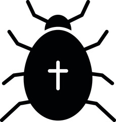 halloween icons bug and spider