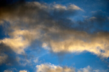 Naklejka na ściany i meble clouds in the sky, nacka, stockholm, sweden, sverige