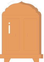 furniture icons wardrobe and household