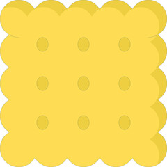 foods icons biscuit and dessert