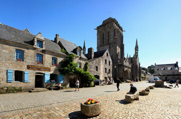 France, Brittany, Finistere, Locronan, labelled most beautiful villages in France