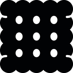 foods icons biscuit and dessert